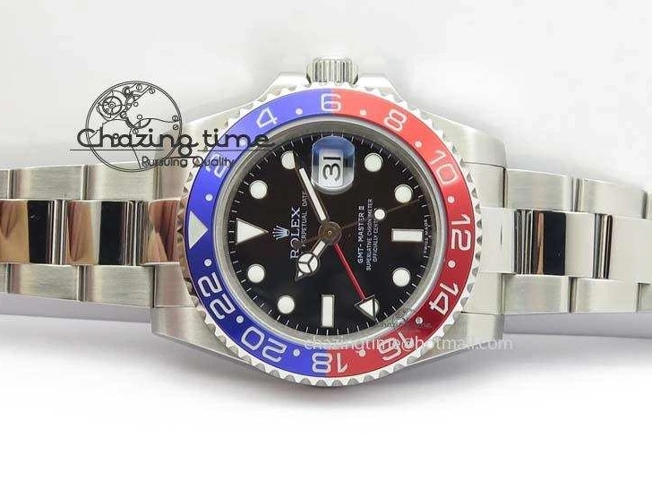 BLRO GMT-Master 116719 Dial A3186 Bp-Maker SS SS Bracelet II Black On 0414